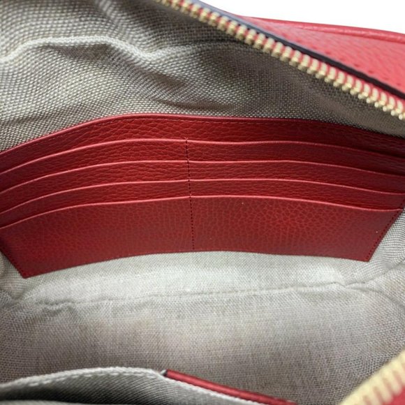 Gucci GG Supreme Bree Camera Crossbody Bag in Red- new in DUSTBAG - Picture 9 of 13